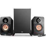 Teufel Ultima 25 AKTIV Club Edition 2.1 Soundsystem - Aktive Regallautsprecher mit kabellosem Subwoofer, Bluetooth, Dolby Audio, DAB+ - schwarz