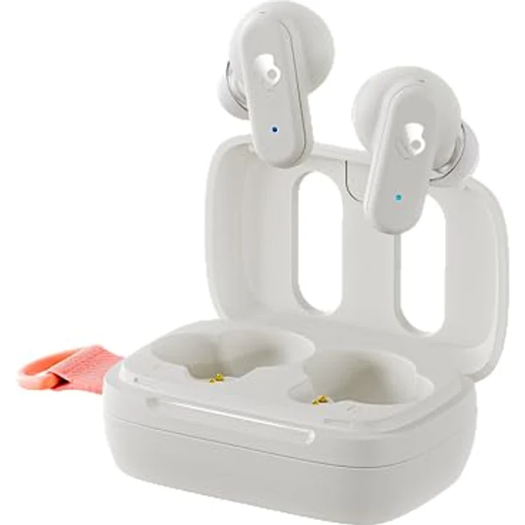 Skullcandy Dime 3 In-Ear Wireless-Kopfhörer, 20 Std. Akkulaufzeit, Mikro, kompatibel mit iPhone, Android und Bluetooth-Geräten - Weiß – Bild 1