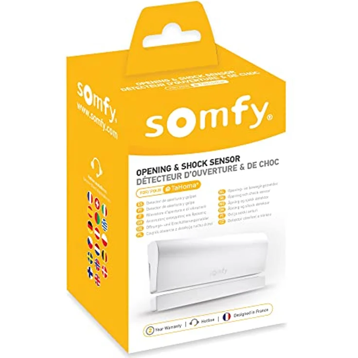 Somfy 2401362 - TaHoma Öffnungsmelder io, Fenster & Türen, inkl. Batterien, weiß – Bild 2