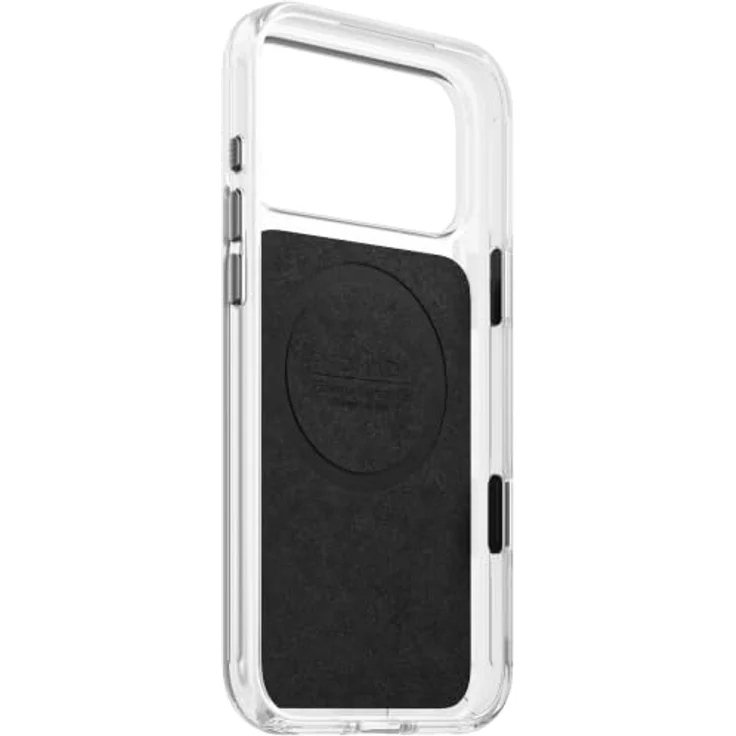 Nomad Clear Leather Case für iPhone 18 Pro Max/17 Pro Max, transparent mit schwarzem Horween-Ledereinsatz – Bild 9