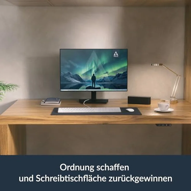 ARCTIC Senza AI 370, Lautloser Mini-PC mit AMD Ryzen AI 9 HX 370, 32 GB LPDDR5X, 1 TB SSD, passive Kühlung, USB4, Wi-Fi 7, Unter-Tisch-Montage – Bild 3