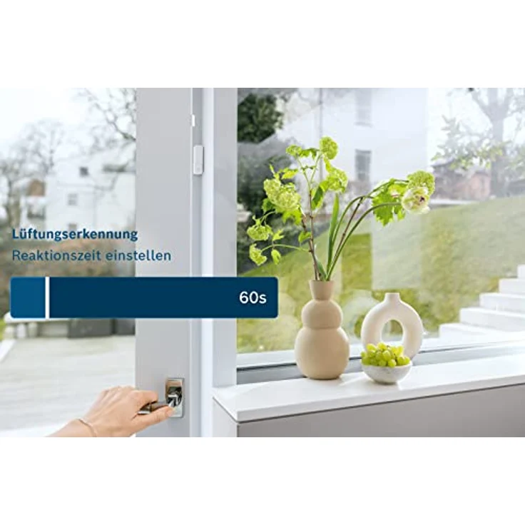 BOSCH Smart Home Kontakt II, 3er Pack, Funk-Tür-/Fensterkontakt, weiß, mit Alarmfunktion und App-Steuerung – Bild 4