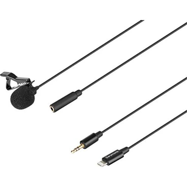 Saramonic LavMicro U1B, Lavaliermikrofon mit omnidirektionalen Eigenschaften und 6 m Kabellänge – Bild 3