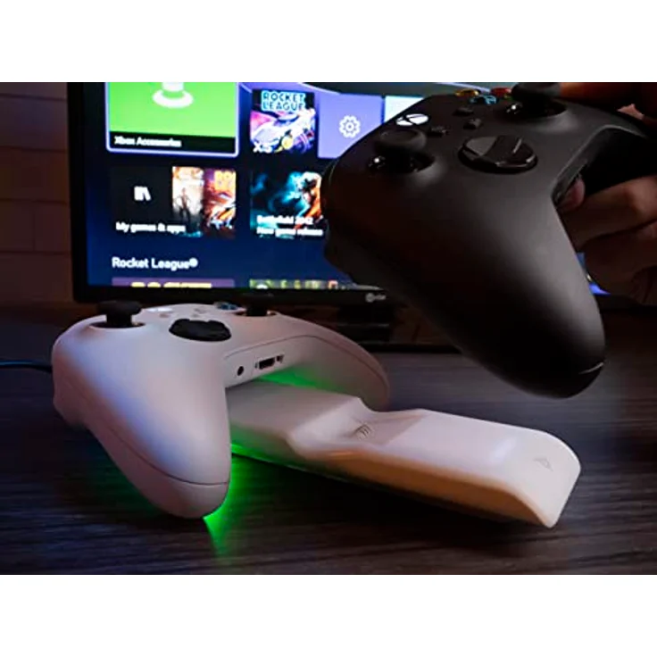 PDP Ladestation Dual Metavolt weiß für Xbox Series X - Xbox Series X, inkl. 2 1100mAh Akkus und Ladestandanzeige – Bild 3