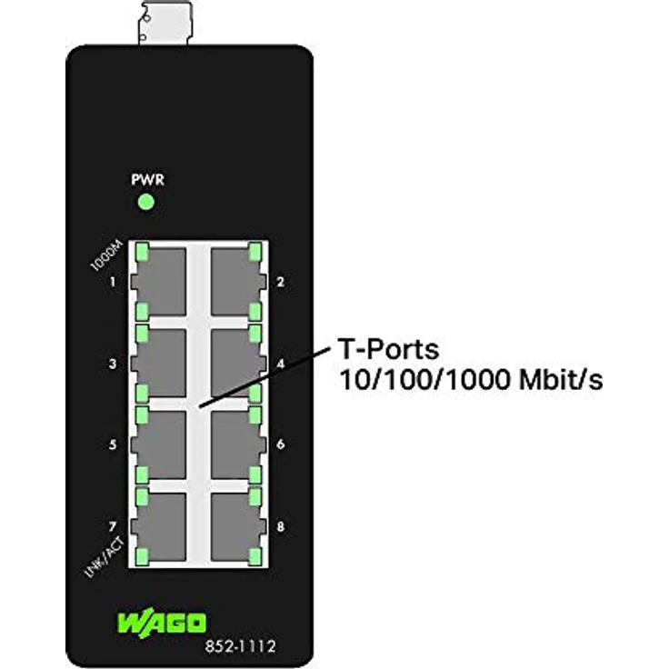 Wago 852-1112 Industrial Ethernet Switch 10/100 / 1000MBit/s – Bild 3