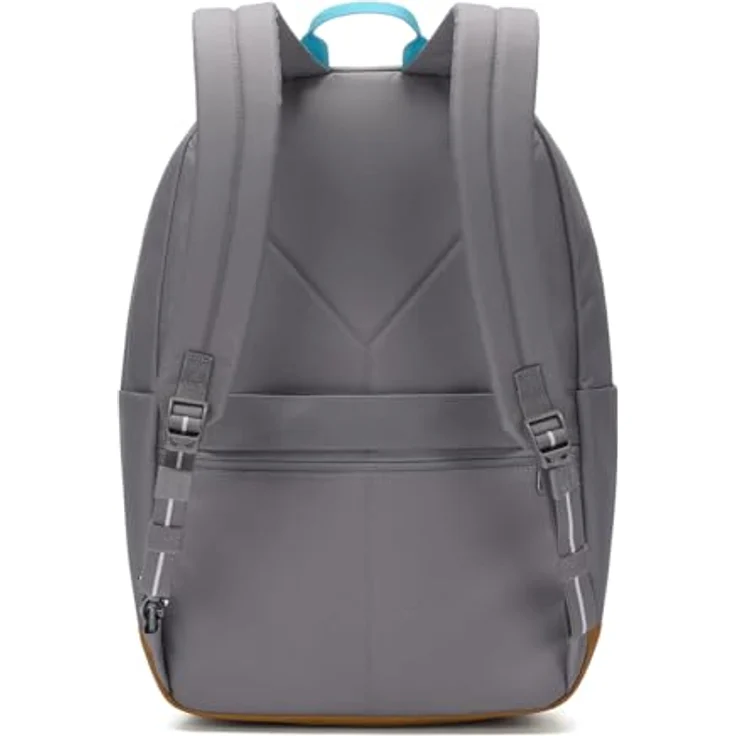 Pacsafe GO 25L, Anti-Diebstahl Notebook Rucksack in Stone mit gepolstertem Laptopfach und RFID-blockierendem Fach – Bild 2