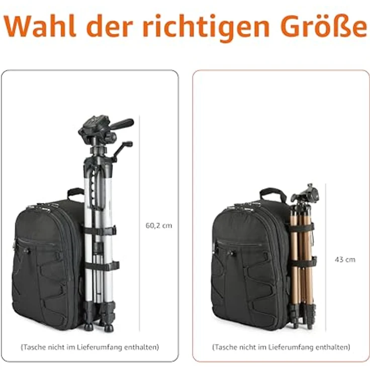 AmazonBasics ? Leichtes Kamera-Dreibeinstativ mit Tasche, 41,91?127 cm – Bild 6