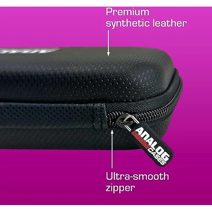 Analog Cases GLIDE Case für Motu M2 oder M4, Premium Schutzhülle (perfekte Passform, hochwertiges Material, umlaufender Reißverschluss, Kabelfach), Schwarz – Bild 4