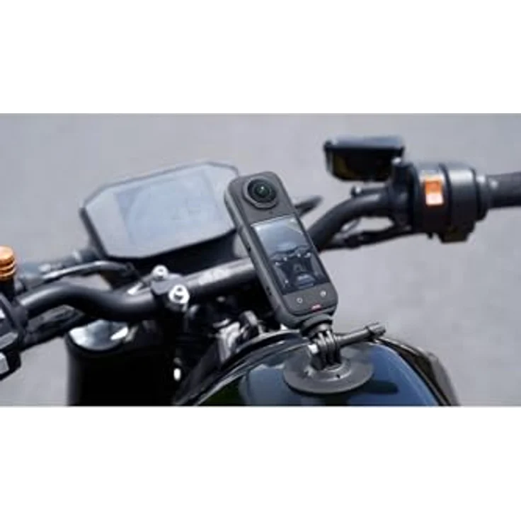 Insta360 X5 Motorcycle Bundle, Action Cam mit 1/1,28”-Sensoren, 360°-Videos, Bluetooth, WLAN, Schwarz – Bild 4