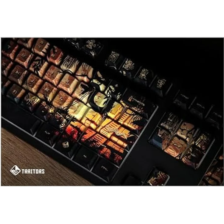 Traitors EL DORADO Keycap Set (US) - 109 PBT-Kunststoff Tastenkappen, nicht lichtdurchlässig – Bild 5