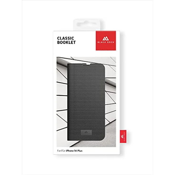 Black Rock - Hülle The Classic Booklet Passend für Apple iPhone 14 Plus I Handyhülle, Standfunktion, Magnet Verschluss (Schwarz) – Bild 5