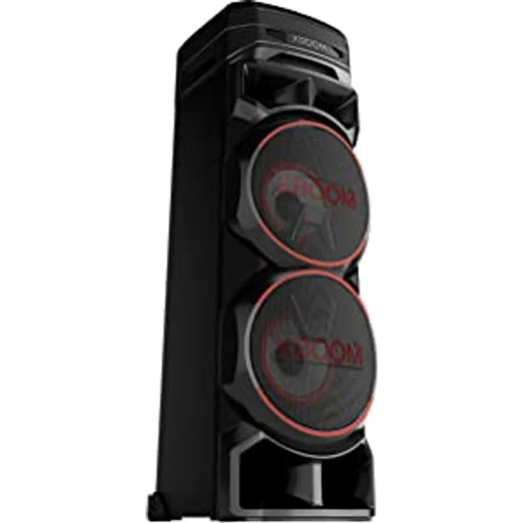 LG XBOOM RNC9, 2-Wege-Soundsystem mit 4 Lautsprechern (Dolby Audio, Karaoke- & DJ-Funktionen, Beleuchtung), Schwarz [Modelljahr 2023] – Bild 4