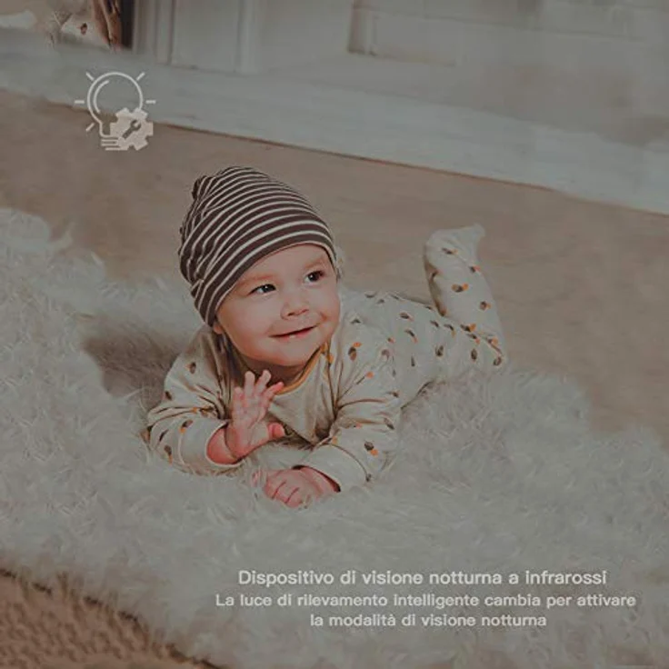 Woox HD 1080P Überwachungskamera Innen e Cloud Service Kabellose Wlan IP Kamera IR Nachsicht Zwei Wege Audio mit Bewegungsmelder Babyphone, Haustier – Bild 2