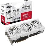 ASUS TUF Gaming Radeon RX 7800 XT White OC Edition 16GB GDDR6 Gaming Grafikkarte weiß (AMD Radeon RX7800XT, PCIe 4.0, 1x HDMI 2.1, 3X DisplayPort 2.1, TUF-RX7800XT-O16G-WHITE-GAMING)