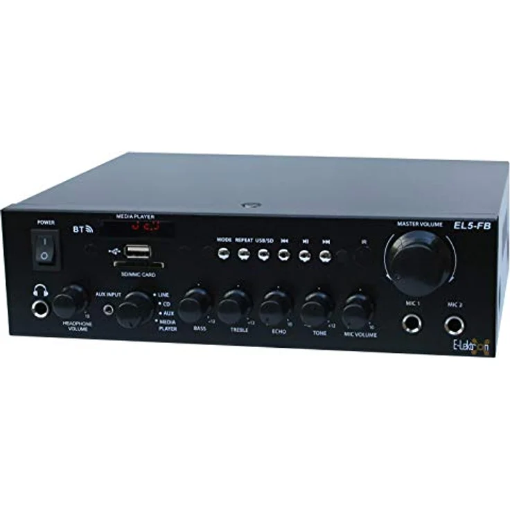 E-Lektron EL5-FB Audioverstärker (Anzahl Kanäle: 2, 35,00 W, FM Radio) – Bild 4