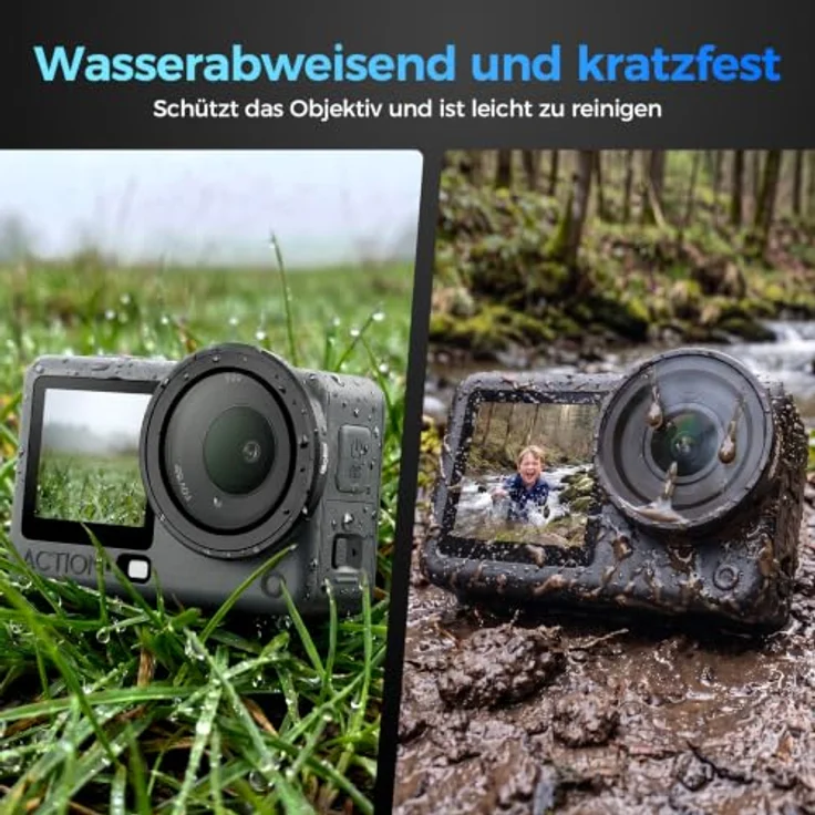 Rollei Filter-Set CPL & ND8 für DJI Osmo Action 6, Kamera-Filter mit optischem Glas und Schnellmontage – Bild 7