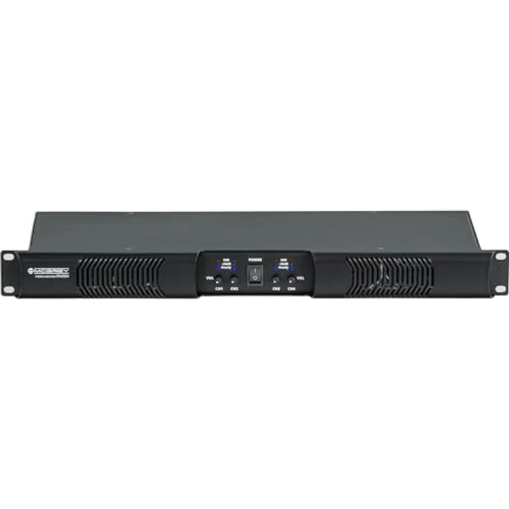 McGrey PA-4504 Endstufe 4-Kanal, 4 x 450 Watt Class D Verstärker mit XLR & Speakon Anschlüssen, rackfähig 1 HE – Bild 1