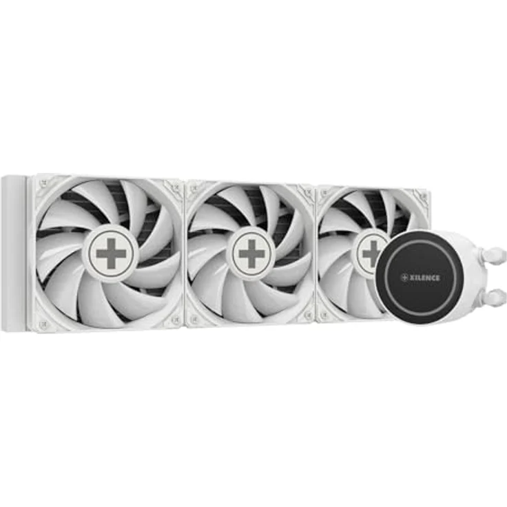 Xilence LiQuRizer LQ360W ARGB, All-in-One CPU Wasserkühler mit 120-mm-Lüftern, Kupferkühlkörper und Aluminiumradiator, Mehrfarbig – Bild 3