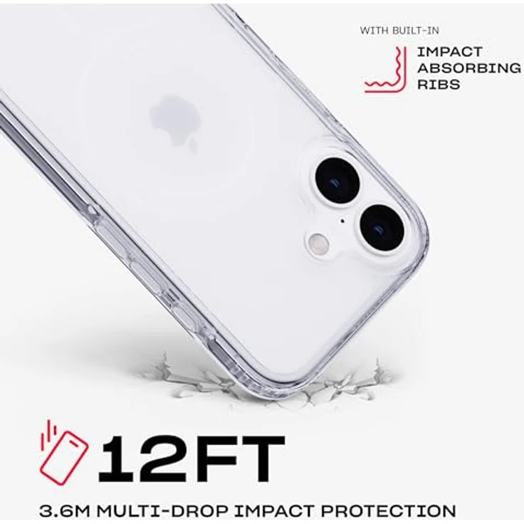 tech21 EvoClear für iPhone 16 kompatibel mit MagSafe - Aufprallschutz Hülle - in Klar - Preisvergleich – Bild 3