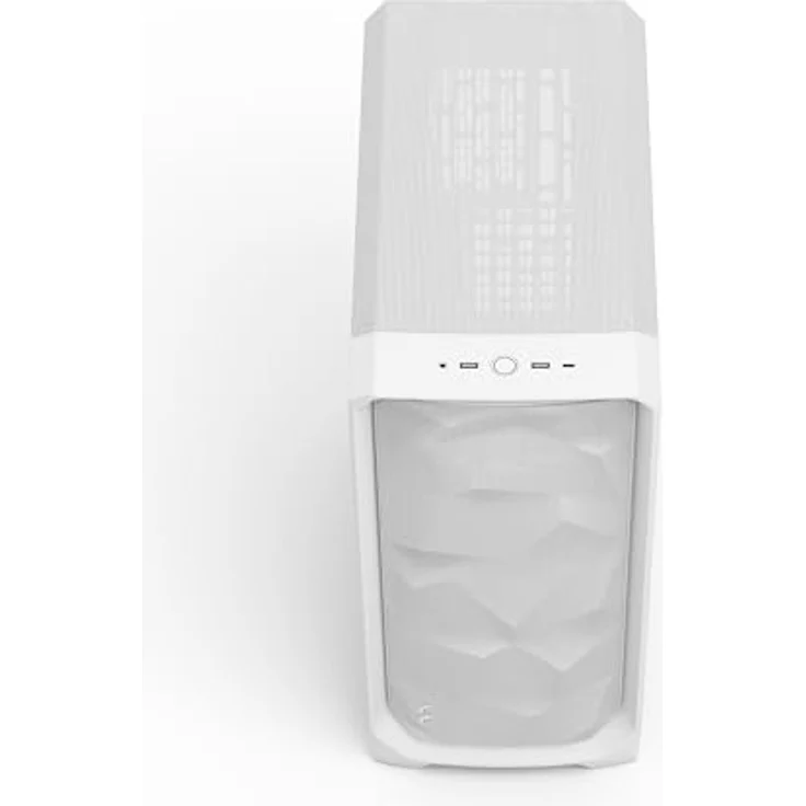 Fractal Design Meshify 3 White TG Clear, Midi-Tower PC-Gehäuse für E-ATX, Tempered Glass, 3x 140-mm-Lüfter, weiß – Bild 5