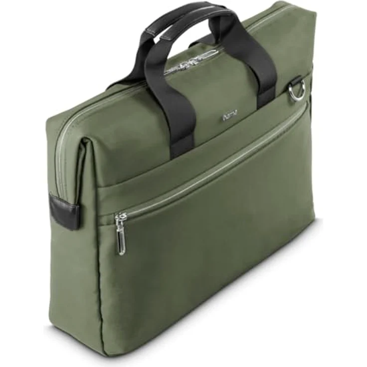 Hama Laptoptasche „Ultimate“ grün, für Laptops 40-41 cm, 15,6-16,2“, gepolstert, wasserabweisend, mit Tabletfach 11“, viele Fächer, Schultergurt, Trolleyschlaufe – Bild 2
