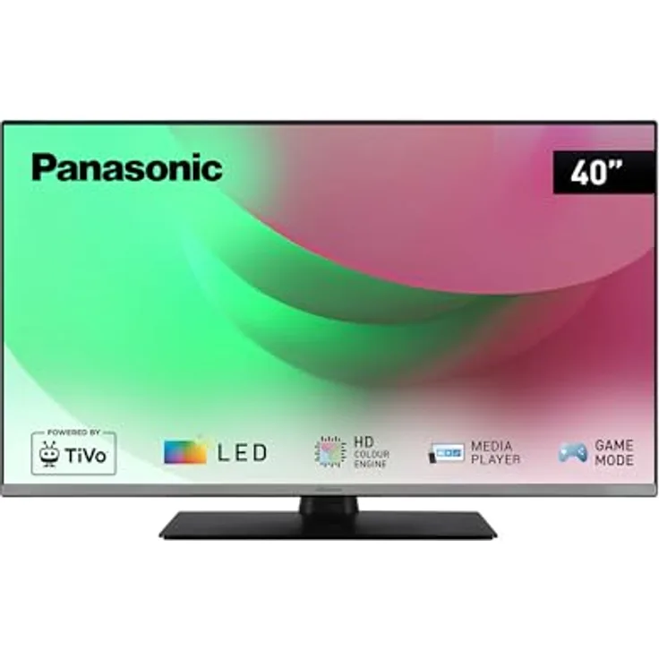 Panasonic TB-40S45AEZ, S45 Serie 40 Zoll Full HD LED Smart TV, TiVo, Google- und Alexa-Sprachsteuerung, Gaming-Modus, Media Player, HDR, HDMI, schwarz