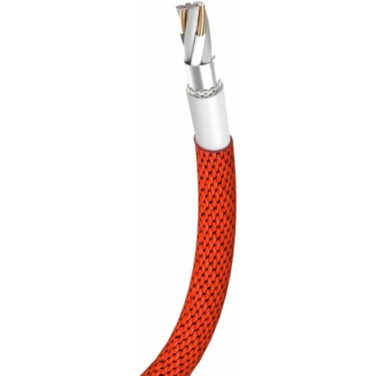 Baseus Yiven USB / Lightning Ladekabel, Textilkabel 1,8m in Rot, schnelles Laden 2A, verstärkte Verbindung, Datenübertragung – Bild 3