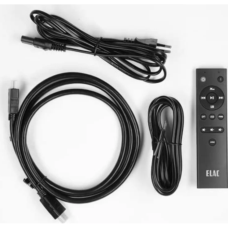 ELAC Kompakt Lautsprecher Debut ConneX DCB41, Boxen für Audiowiedergabe via HDMI, USB, Phono & Bluetooth, exzellenter Klang & hochwertiges Design, 1 Aktivlautsprecher-Set, Nussbaum – Bild 5