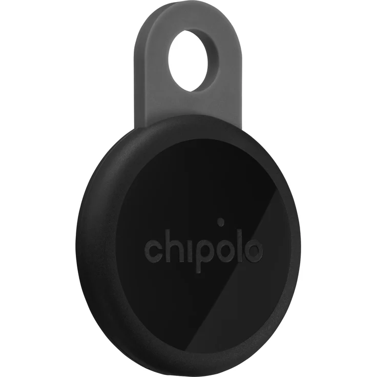Chipolo LOOP, Wiederaufladbarer Tracker mit Apple & Google Find My Netzwerk, Schwarz, bis zu 400 Fuß Bluetooth-Reichweite, 125 dB Alarmton