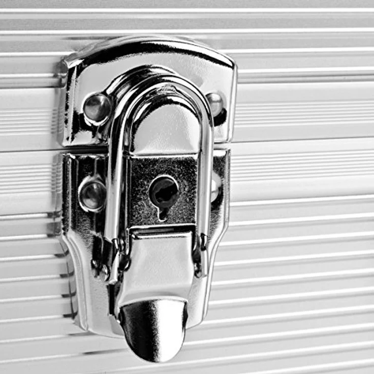Mantona Aluminium Foto-Koffer Basic M, Silber – Bild 8