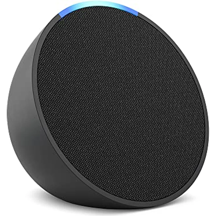 Amazon Echo Pop | Kompakter und smarter WLAN- und Bluetooth-Lautsprecher mit vollem Klang und Alexa | Anthrazit – Bild 1