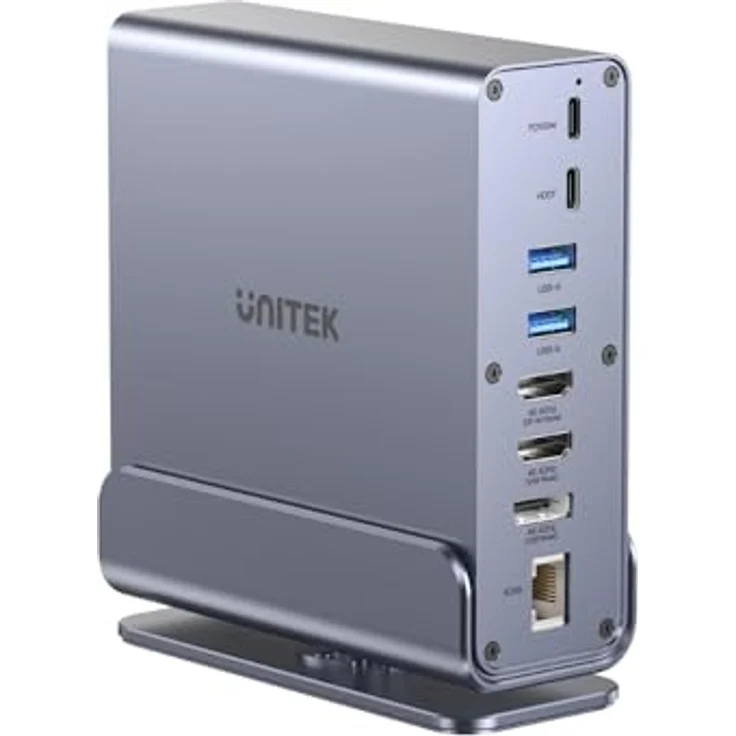 Unitek Docking Station USB-C mit 2 x HDMI, DisplayPort und 1GbE Ethernet – Bild 15