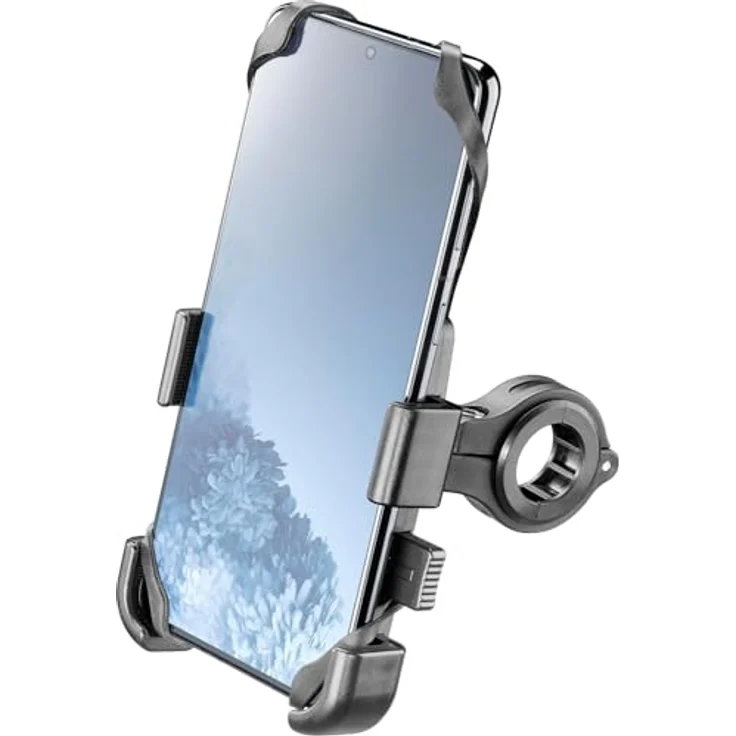 Interphone Moto Crab, Smartphone Halterung mit automatischer Schließung und Spider-Silikon-Sicherheitssystem, Schwarz – Bild 2