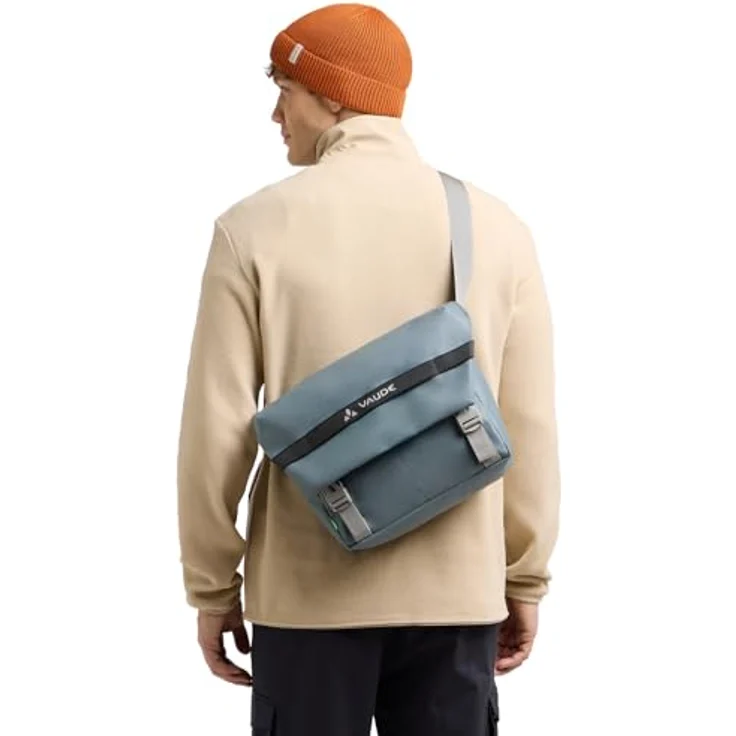 Vaude Mineo Messenger, Laptop-Tasche aus 100% Polyester, 30 cm x 10 cm x 24 cm, grün – Bild 7
