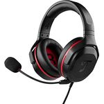 Teufel CAGE ONE Kabelgebundenes Over-Ear-Headset Gaming-Headset Kopfhörer geeignet für Games, Musik und fürs Homeoffice Schwarz