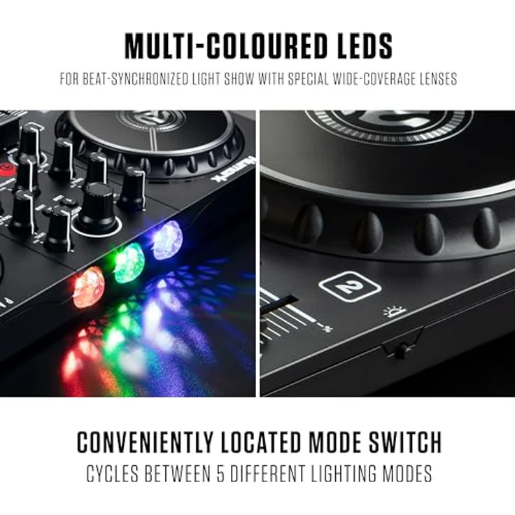 Numark Party Mix MKII DJ-Controller mit eingebauter Lightshow – Bild 4