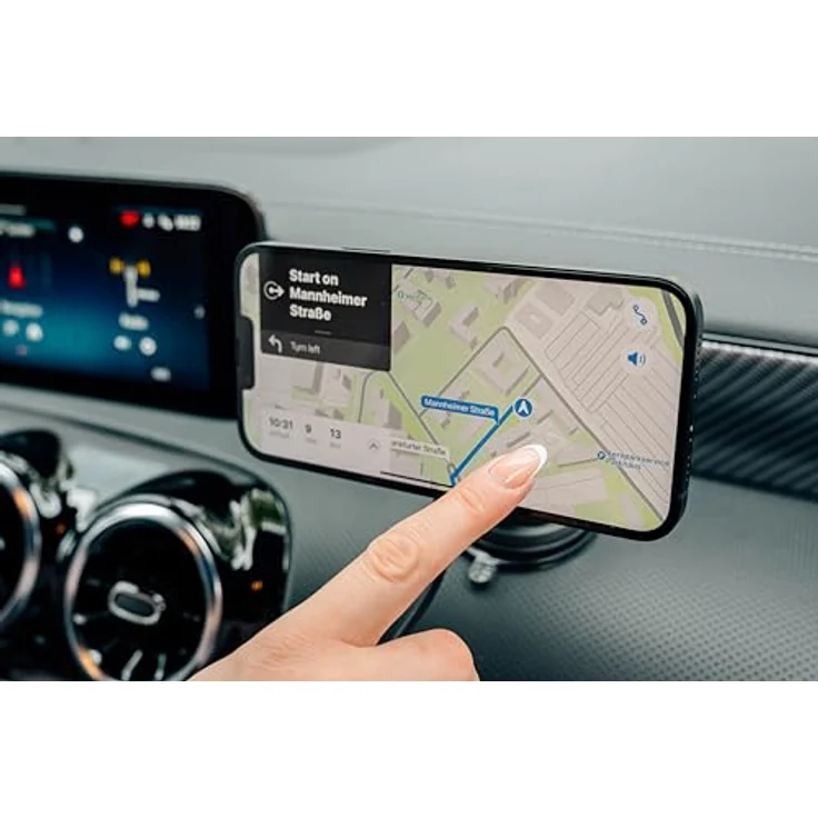 Verbatim Autoladegerät N Drive 15W Rgb Cnd-03 Schwarz Silber/Schwarz Silber 31862, Magnetic Wireless Car Charger – Bild 7