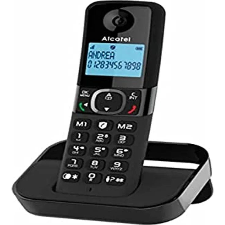 Alcatel F860 Telefon, Schwarz