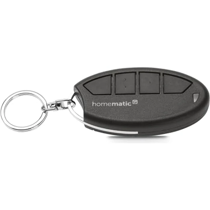 Homematic IP 160723A0 Schlüsselbundfernbedienung, 4 Tasten Smart-Home-Fernbedienung mit hoher Funk-Reichweite bis 200m, individualisierbar – Bild 1