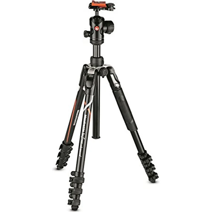 Manfrotto MKBFRLA-BH Befree Advanced Alpha Reisestativ QPL (Klemmverschluss), inkl. Kugelkopf und Tasche, speziell für Sony Kameras, Aluminium (Traglast: 8kg, Packmaß: 40cm, Gewicht: 1,59kg) – Bild 4