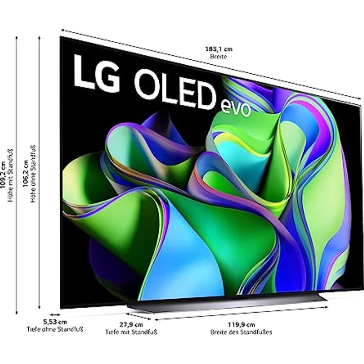 LG OLED83C37LA TV 210 cm (83 Zoll) OLED evo Fernseher (Smart TV, Brightness Booster, 120 Hz) [Modelljahr 2023] – Bild 3