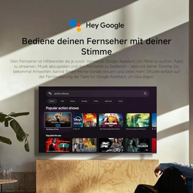 Xiaomi Smart TV S 2026, 75 Zoll Mini LED 4K UHD mit Google TV – Bild 12