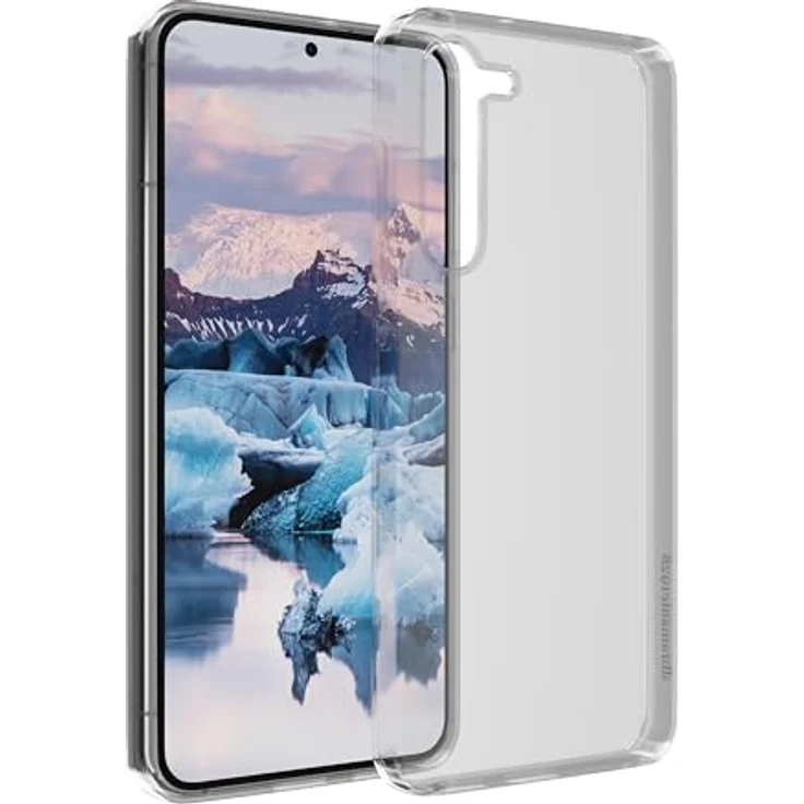 dbramante1928 Greenland Galaxy S23+ Clear, Handyhülle aus 100 % Recyclingmaterial mit Stoßschutz, 100 % klar und kabellade-kompatibel – Bild 2