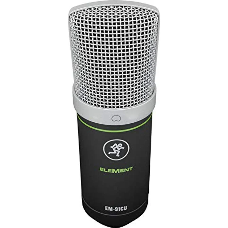 Mackie EM-91CU+ USB Kondensator Mikrofon (24-Bit/96kHz,) mit Mikrofonspinne, Schwarz – Bild 2