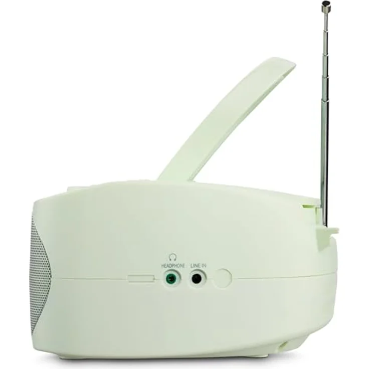 MEDION DRX-1 Plus Boombox, tragbares DAB+ UKW Radio mit Bluetooth, CD-Player, Kassette und Stereo Sound System, grün – Bild 2