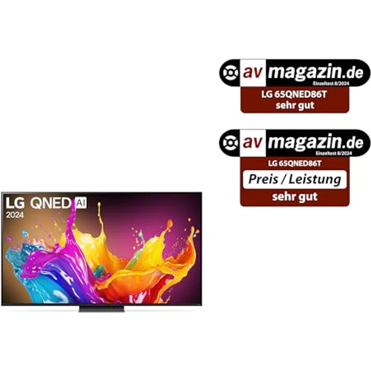 LG 65QNED86T6A TV 65" QNED Fernseher, 4K Quantum Dot NanoCell Plus Display, HDR10, bis zu 120Hz [Modelljahr 2024] – Bild 2