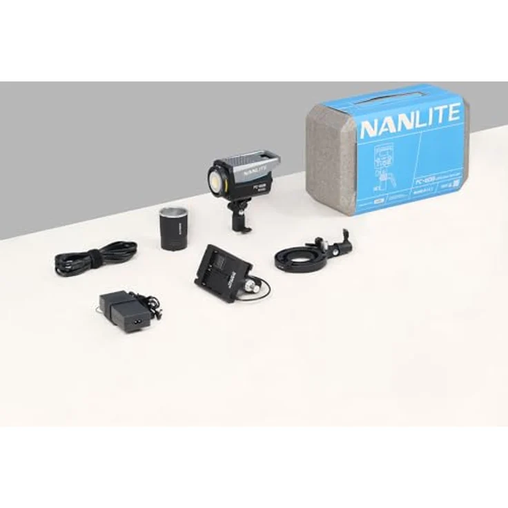 NANLITE FC-60B Bi-Color Leuchte, kompakte LED mit 3027 Lux, Batteriebetrieb und 4 Steuerungsoptionen, inkl. Zubehör und 3 Jahre Garantie – Bild 2