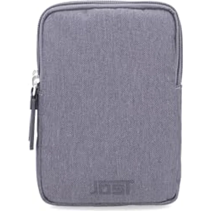 Jost Bergen Handytasche, 12 cm x 4 cm x 16 cm, dunkelgrau, 100% Polyester – Bild 1
