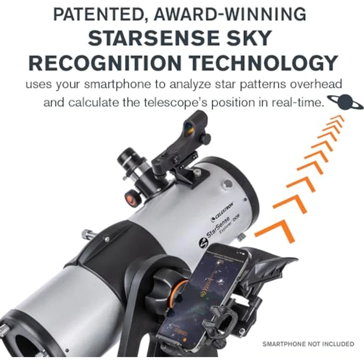 Celestron 22480 StarSense Explorer 114 mm Dobson-Tischteleskop, Smartphone-App-fähig mit StarSense-App, Echtzeitortung von Nebel, Planeten, etc. – iPhone/Android kompatibel – Bild 5