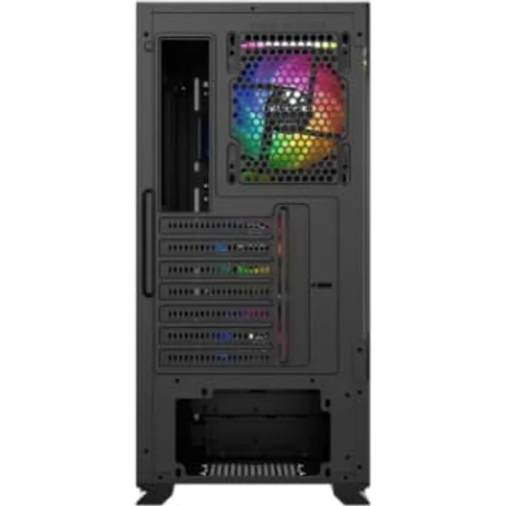 XYZ AIRONE Tower 300 x Mesh, PC-Gehäuse mit gehärtetem Glas, 6XVENT 120-140 mm ARGB, schwarz – Bild 4